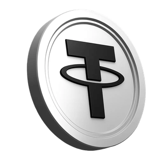 Icône de la cryptomonnaie Tether USDT affichée dans la section de confiance dédiée à la communauté de trading